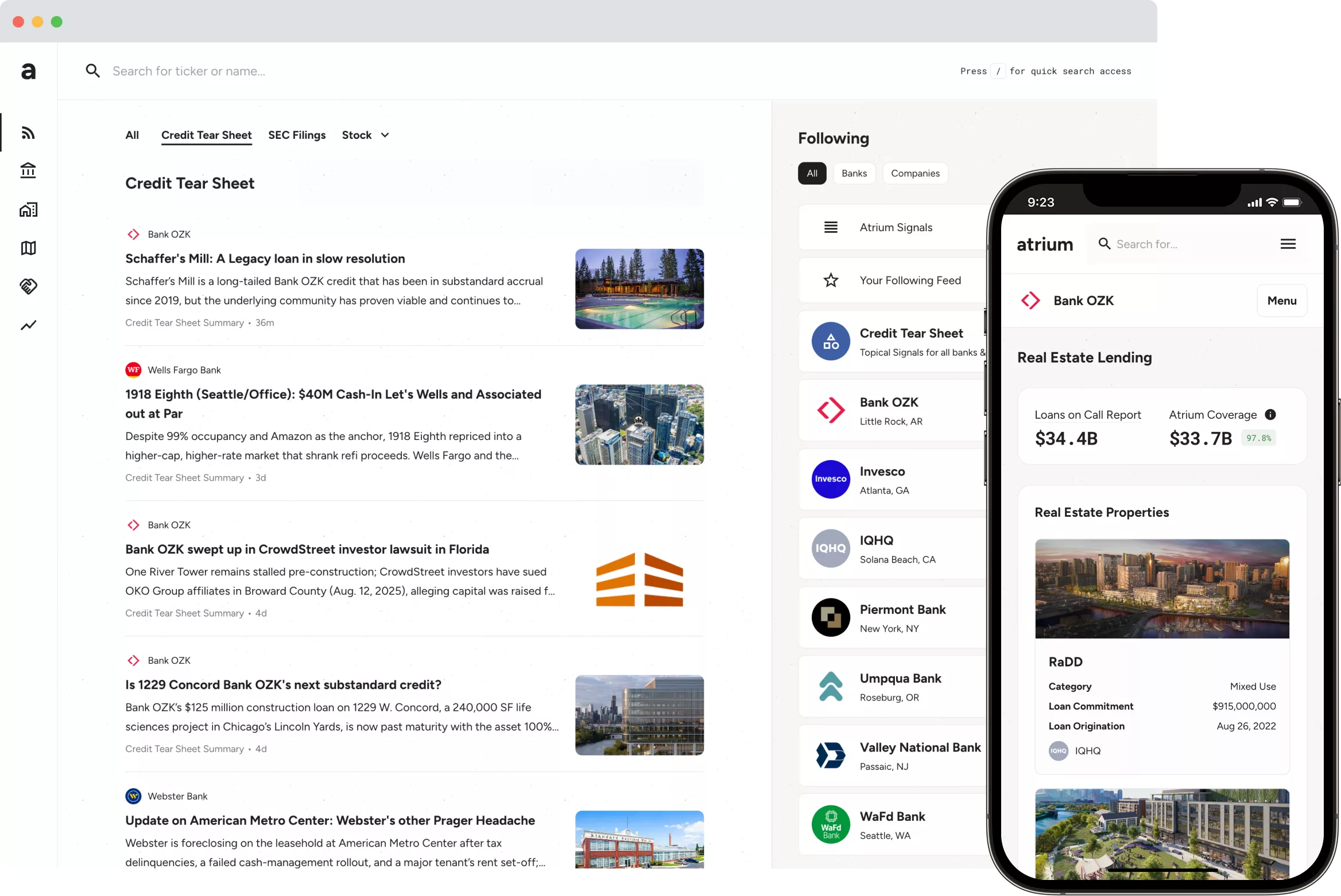 Preview of the Atrium product